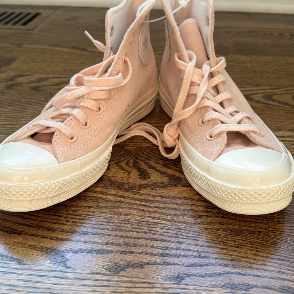 Women's Classic Pink High-Top Sneakers